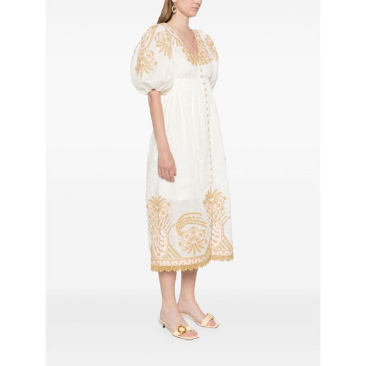 Zimmermann Dresses Beige Dresses Zimmermann White Smoke