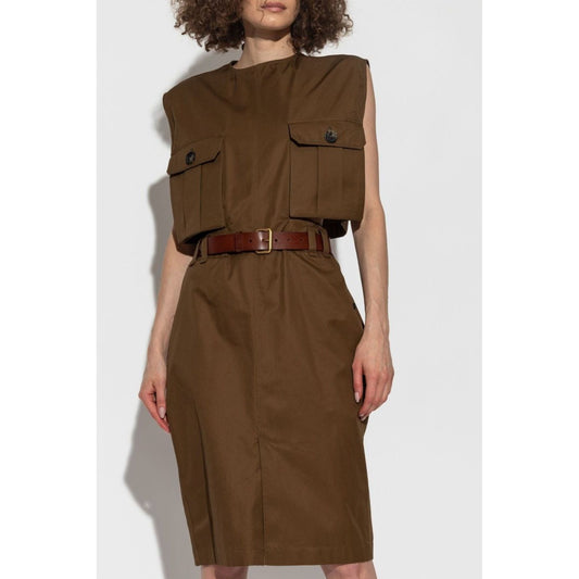 Saint Laurent  Dresses Beige Dresses Saint Laurent Light Gray