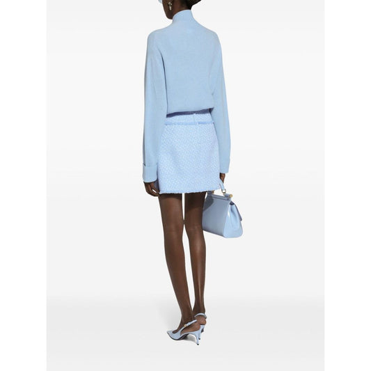 Dolce & Gabbana Skirts Clear Blue Skirts Dolce & Gabbana White Smoke