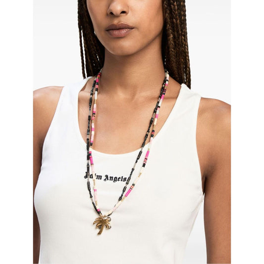 Palm Angels Top White Topwear Palm Angels Antique White