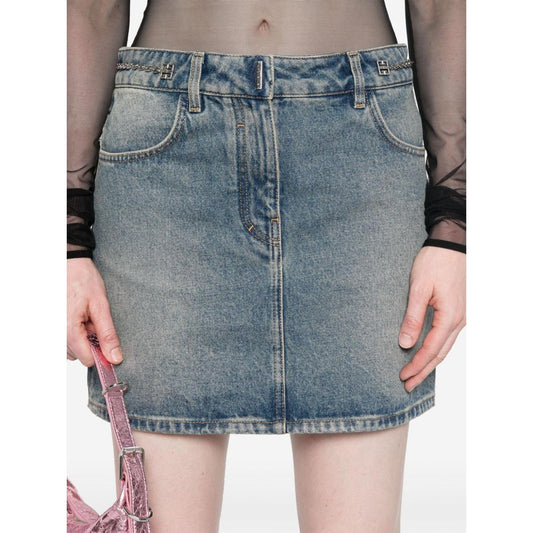 Givenchy Skirts Clear Blue Skirts Givenchy Slate Gray