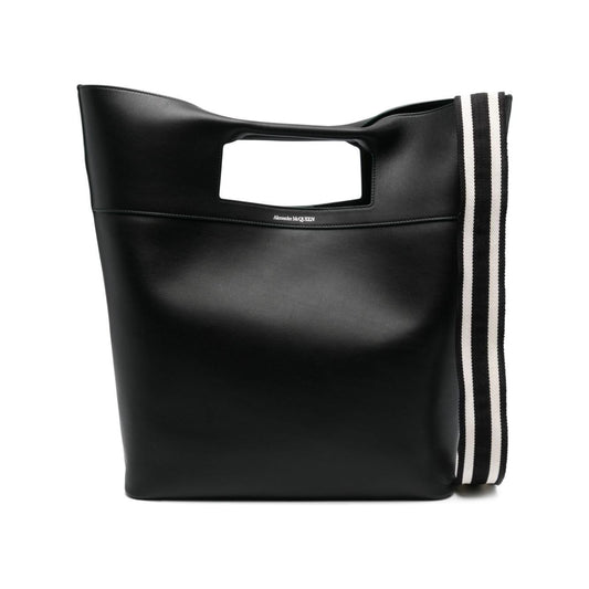 Alexander McQueen The Square Tote Bag Handbag Alexander Mcqueen Black