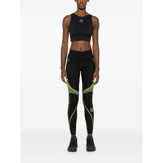 Adidas By Stella McCartney Top Black Topwear Adidas By Stella McCartney White Smoke