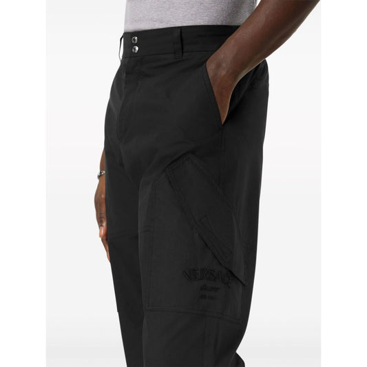 Versace Trousers Black Trousers Versace Dark Slate Gray