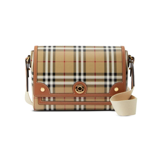 Burberry Vintage Check Note Crossbody Bag Shoulder Burberry Rosy Brown