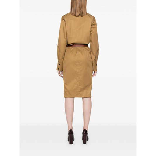 Saint Laurent  Dresses Camel Dresses Saint Laurent White Smoke
