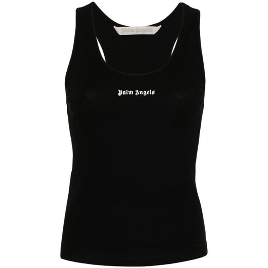 Palm Angels Top Black Topwear Palm Angels Black