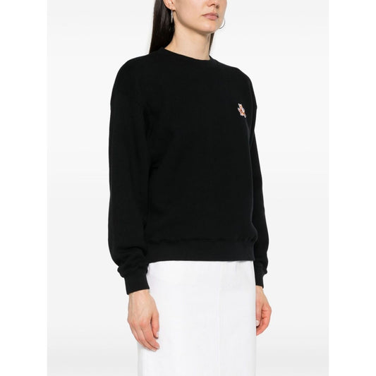 Maison Kitsune fox pattern cotton sweatshirt Topwear Maison Kitsune White Smoke