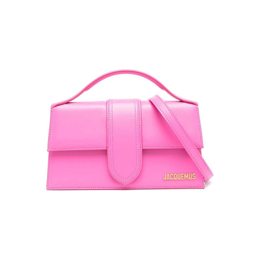 JACQUEMUS Le Grand Bambino Tote Bag in Fuchsia Handbag JACQUEMUS Hot Pink
