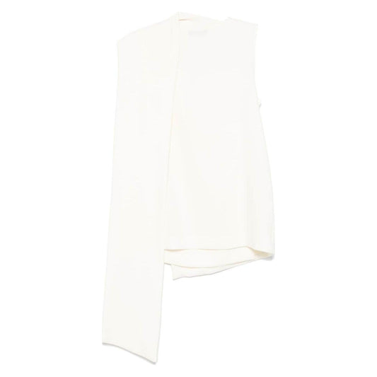 Alberto Biani Top White Topwear Alberto Biani Floral White