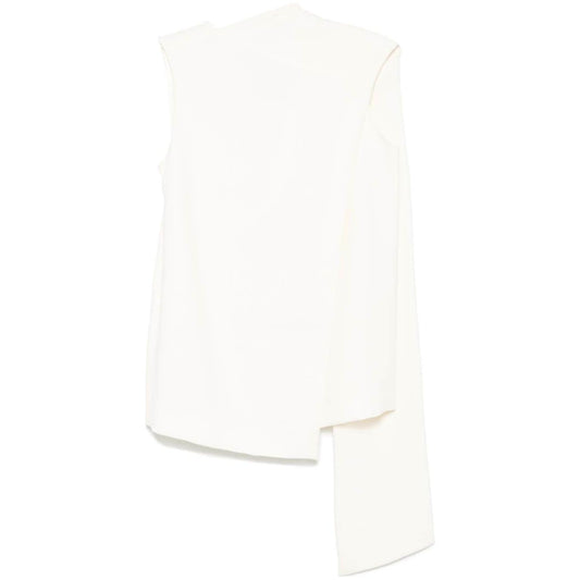 Alberto Biani Top White Topwear Alberto Biani Snow