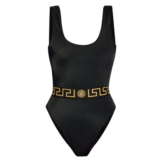 Versace Medusa scoop-neck swimsuit Beachwear & underwear Versace Black