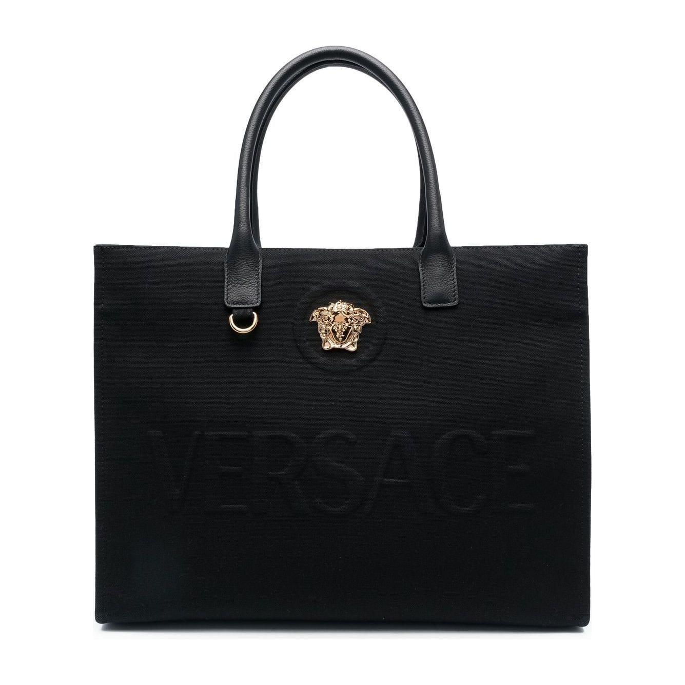 Front view with bag zipped and handles upright.
