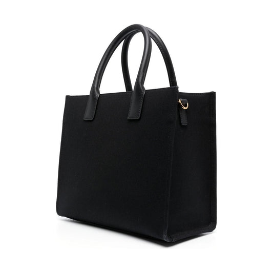 Versace small La Medusa canvas handbag Shopper Versace Black