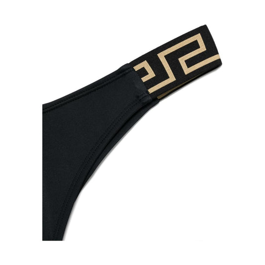 Versace Bikini bottoms with Greca detail Beachwear & underwear Versace Black