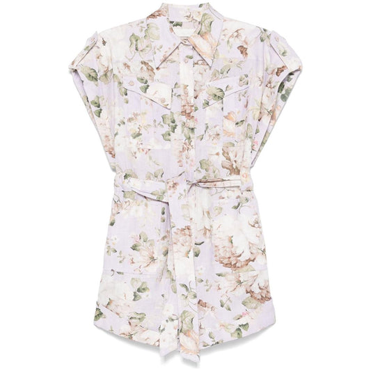 Zimmermann Dresses Lilac Jumpsuits Zimmermann Light Gray