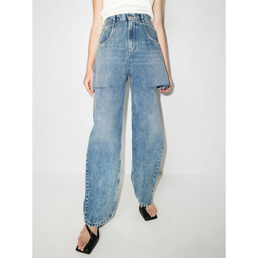 Maison Margiela distressed straight-leg jeans Jeans Maison Margiela Light Gray
