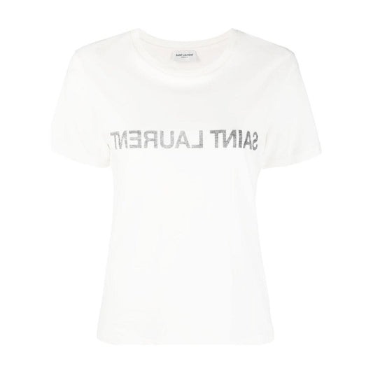 Saint Laurent  T-shirts and Polos White
