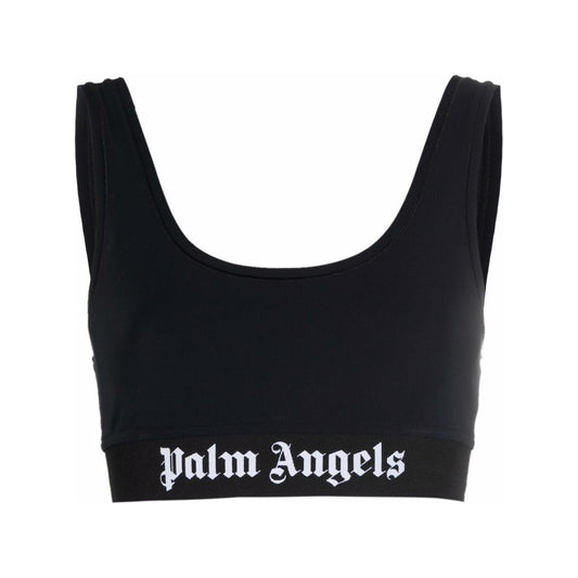 Palm Angels logo sport bra Topwear Palm Angels Black