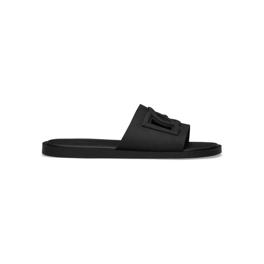 Dolce & Gabbana embossed logo flip-flops Sandals Dolce & Gabbana Dark Slate Gray