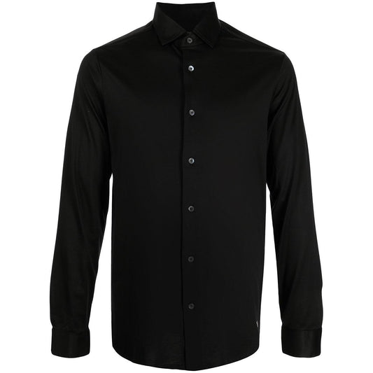 Emporio Armani stretch-fit button-up shirt 8N1CG11JUVZ0999-P25