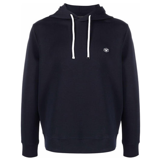 Emporio Armani long-sleeved Logo Patch Hoodie 8N1MD01JHSZ0920-P25