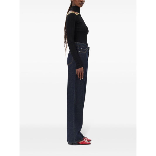 GANNI Jeans Blue Jeans Ganni White Smoke