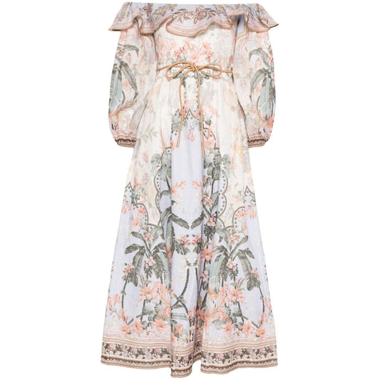 Zimmermann Dresses Beige Dresses Zimmermann Light Gray