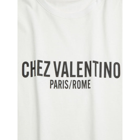 Valentino T-shirts and Polos White Topwear Valentino Beige