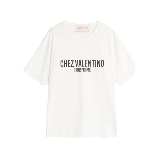 Valentino T-shirts and Polos White Topwear Valentino White Smoke