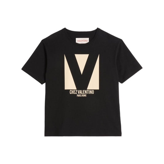 Valentino T-shirts and Polos Black Topwear Valentino Black