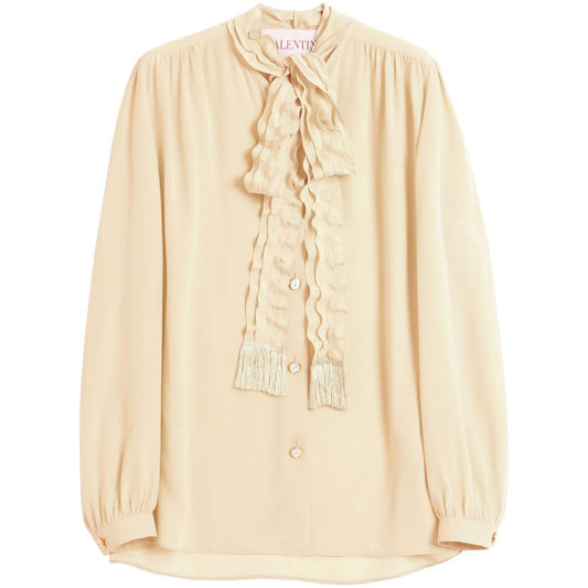 Valentino Shirts Beige Shirts Valentino Bisque