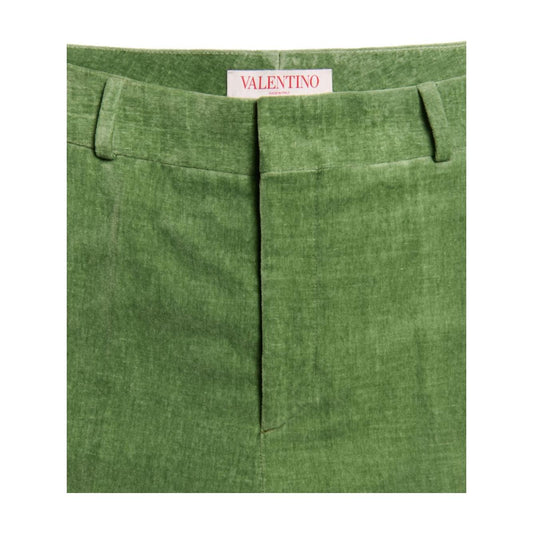 Valentino Trousers Green Trousers Valentino Dark Olive Green