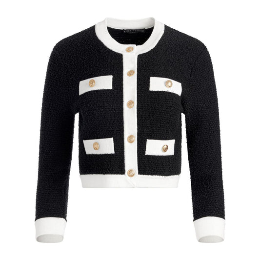 Alice + Olivia Jackets Black Jackets Alice + Olivia Beige