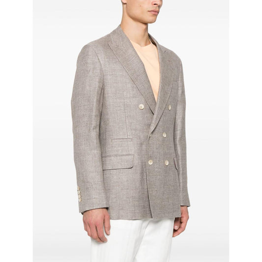 Brunello Cucinelli Jackets Brown Jackets Brunello Cucinelli Beige