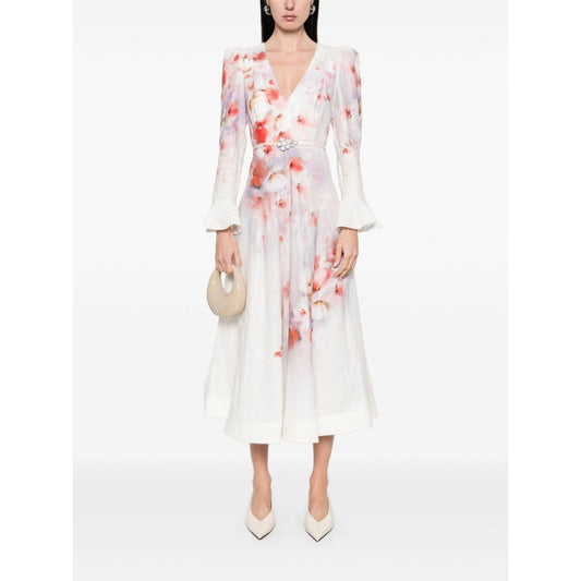 Zimmermann Dresses Red Dresses Zimmermann White Smoke