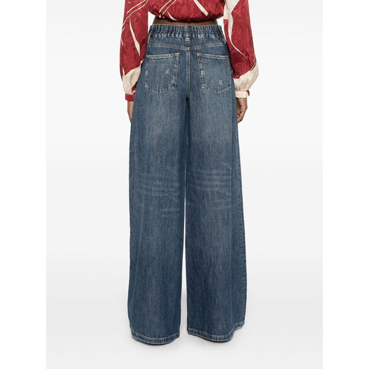 Alice + Olivia Jeans Blue Jeans Alice + Olivia White Smoke
