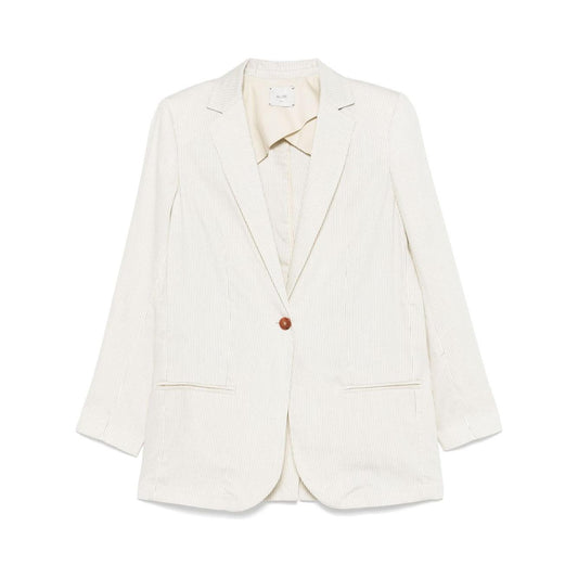 Alysi Jackets White Jackets Alysi Beige