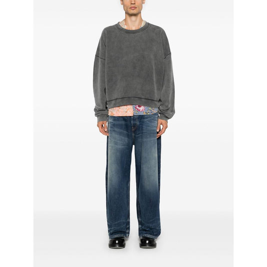 Acne Studios logo label sweatshirt Topwear Acne Studios Dark Slate Gray