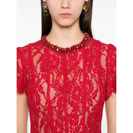 Self-Portrait lace midi dress Dresses Self-Portrait Antique White