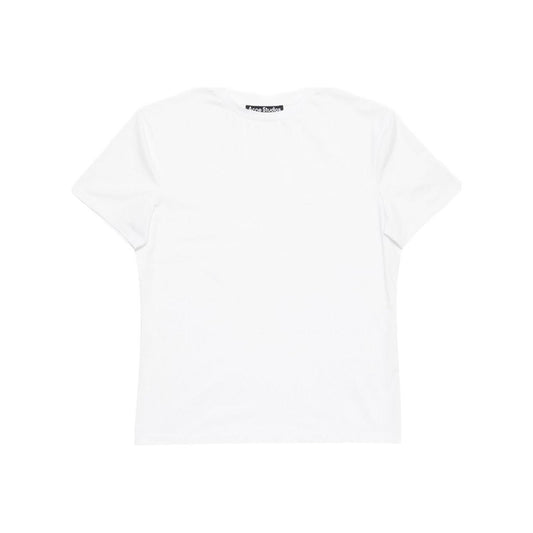 Acne T-shirt regular fit Topwear Acne White Smoke