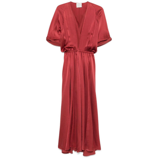 Forte Forte silk long dress Dresses Forte Forte Brown
