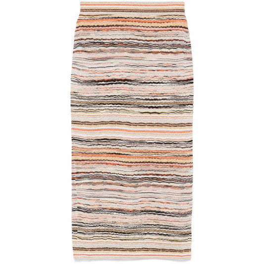 Missoni Midi Lamé Skirt Skirts Missoni Light Gray
