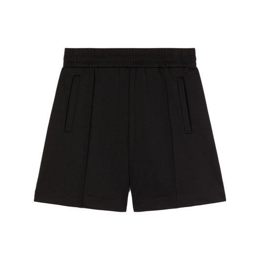 Palm Angels curved logo track shorts Short trousers Palm Angels Black