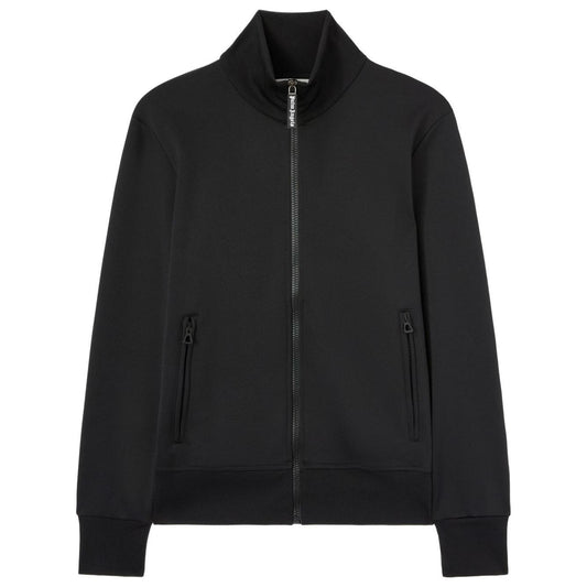 Palm Angels logo print track jacket Topwear Palm Angels Black