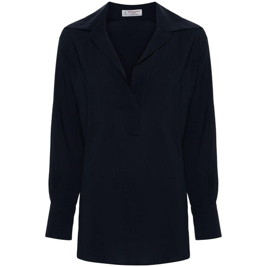 Alberto Biani georgette blouse Shirts Alberto Biani Black