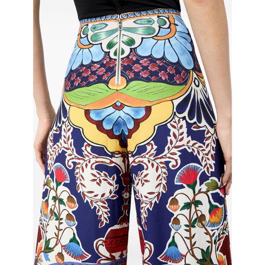 Alice + Olivia printed trousers Trousers Alice + Olivia Dark Slate Gray