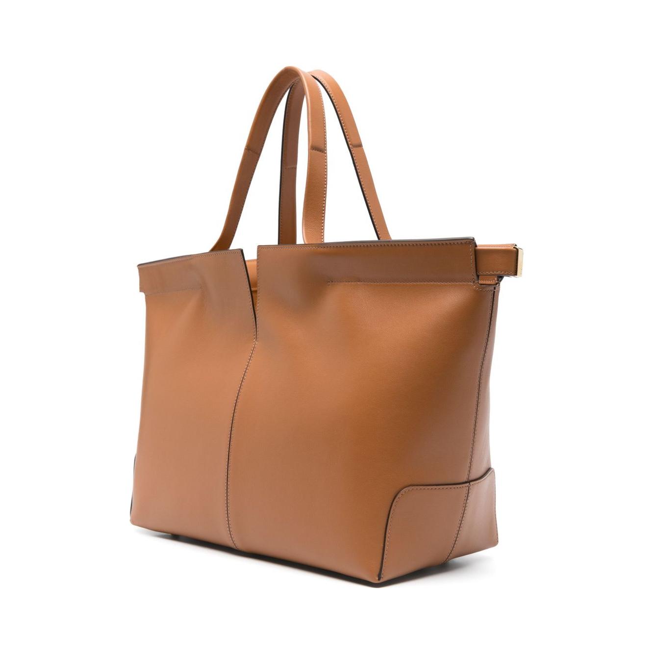Front view with bag zipped and handles upright.