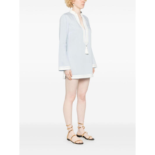 Tory Burch striped tunic in blue Dresses Tory Burch White Smoke