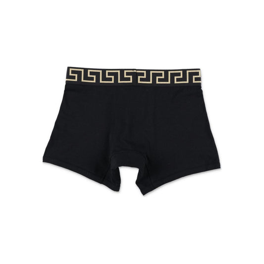Versace Greca Border long boxers Beachwear & underwear Versace Black